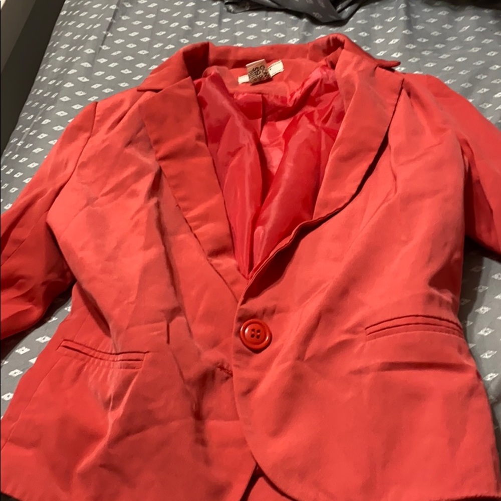 Peach blazer